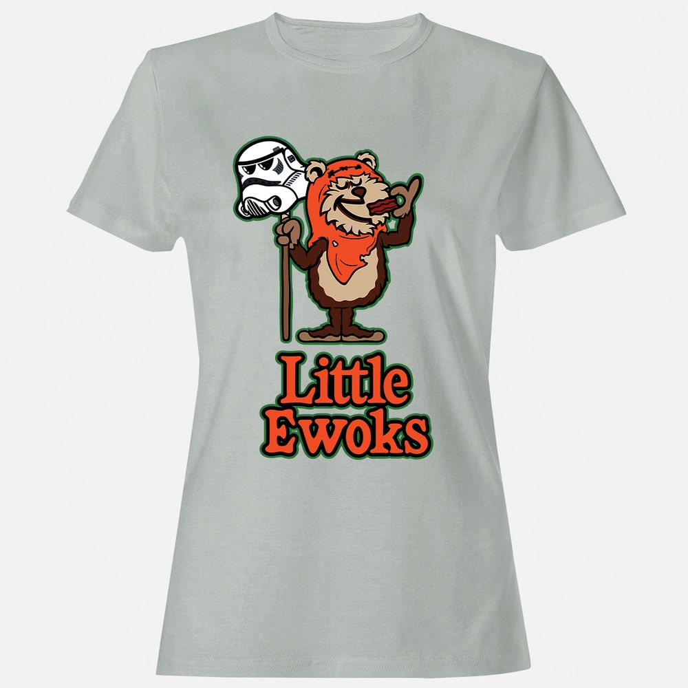 Women's T-Shirt - 2WEF5MZJ - Ash - 2