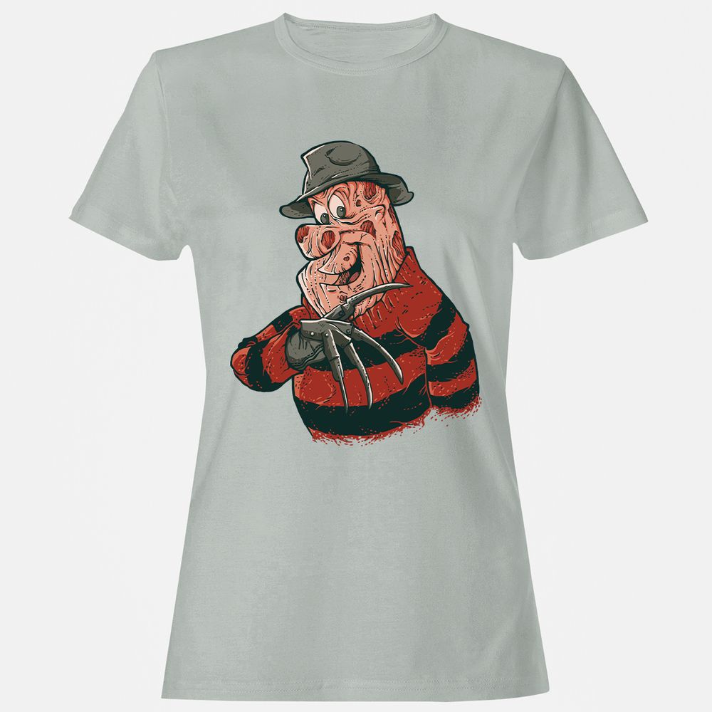 Women's T-Shirt - 122DQ48R - Ash - 2