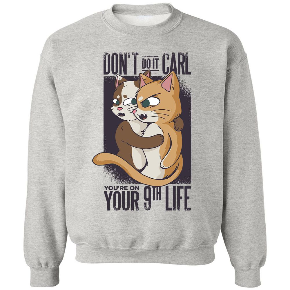 Classic Unisex Sweatshirt - SEQ3H96D - Ash - 2