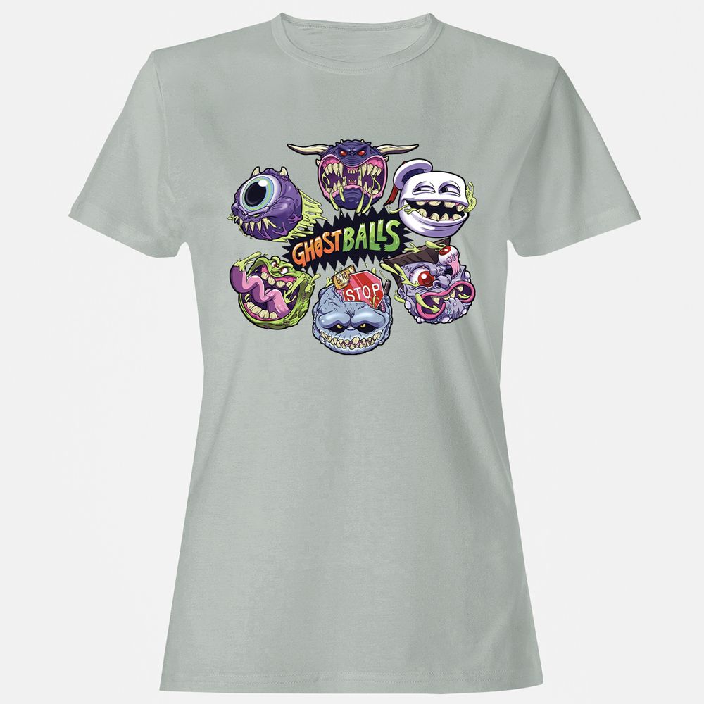 Women's T-Shirt - KDZ9XH1C - Ash - 2