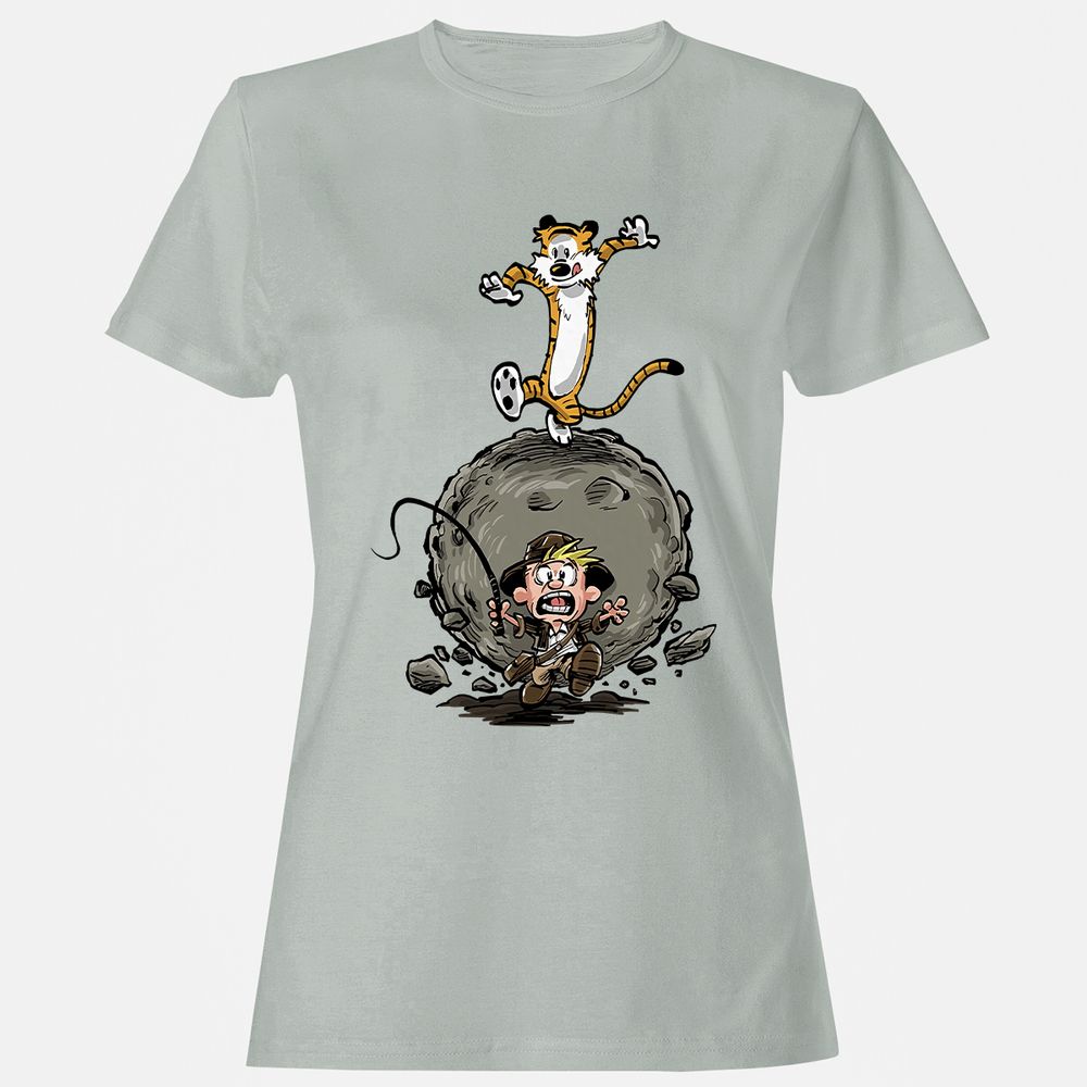 Women's T-Shirt - KV59PA6W - Ash - 2
