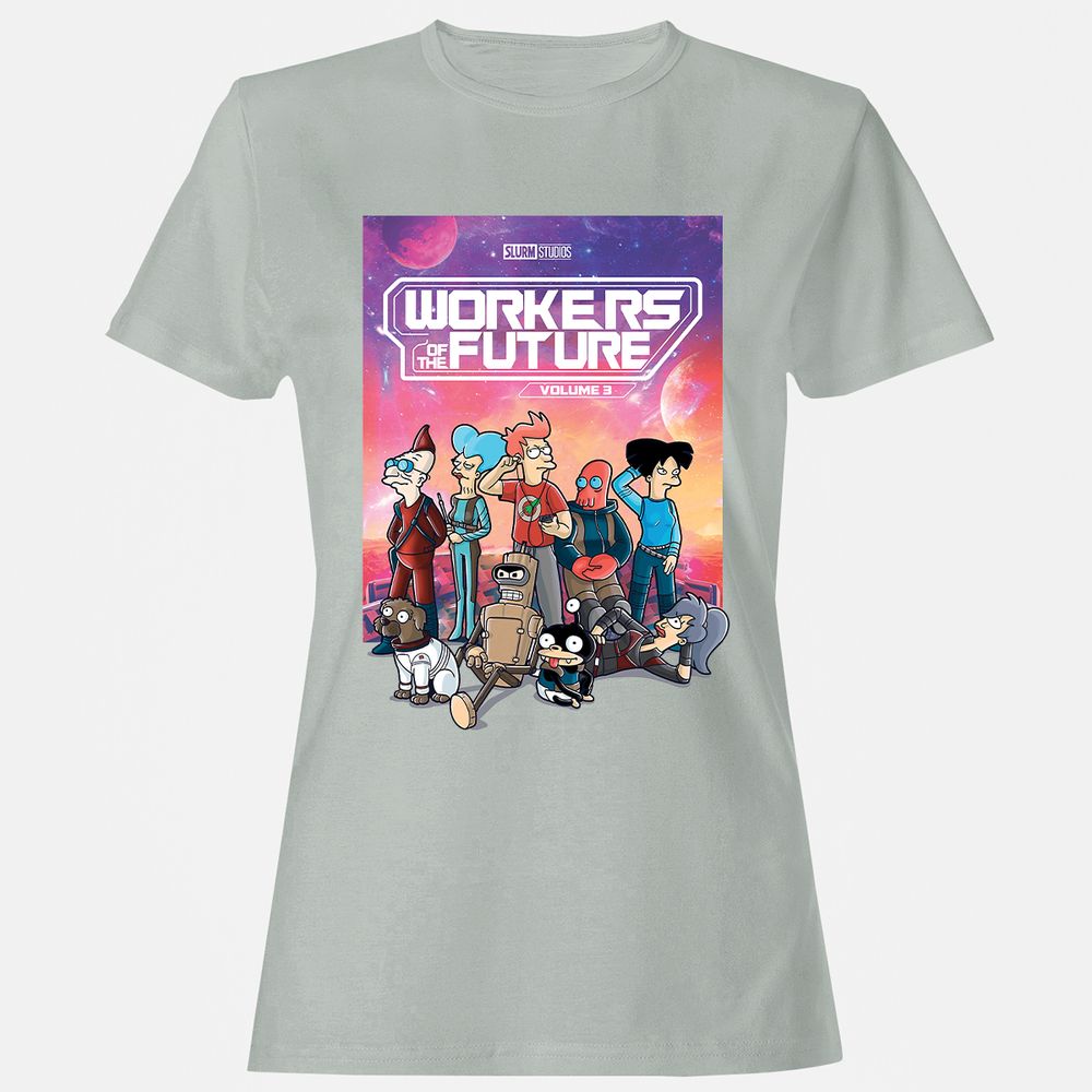 Women's T-Shirt - JAV7J8HR - Ash - 2