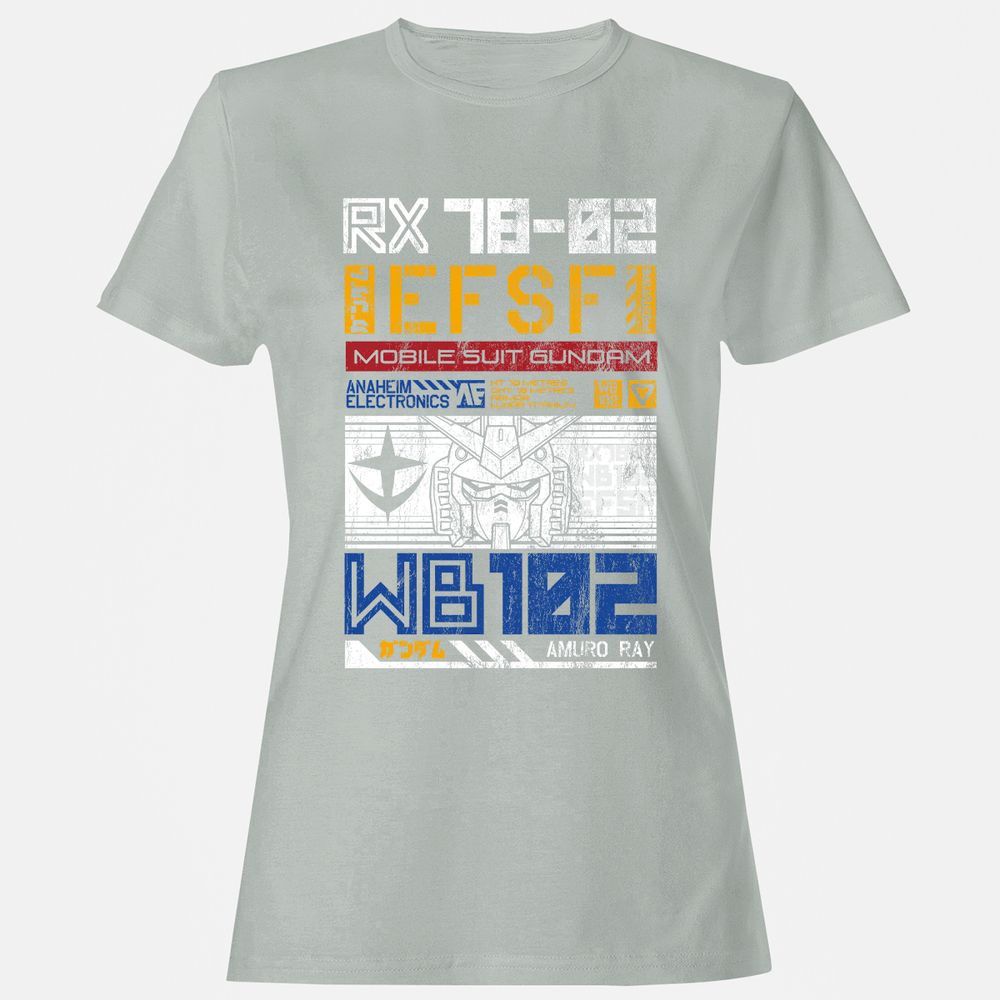 Women's T-Shirt - GNV27X6F - Ash - 2