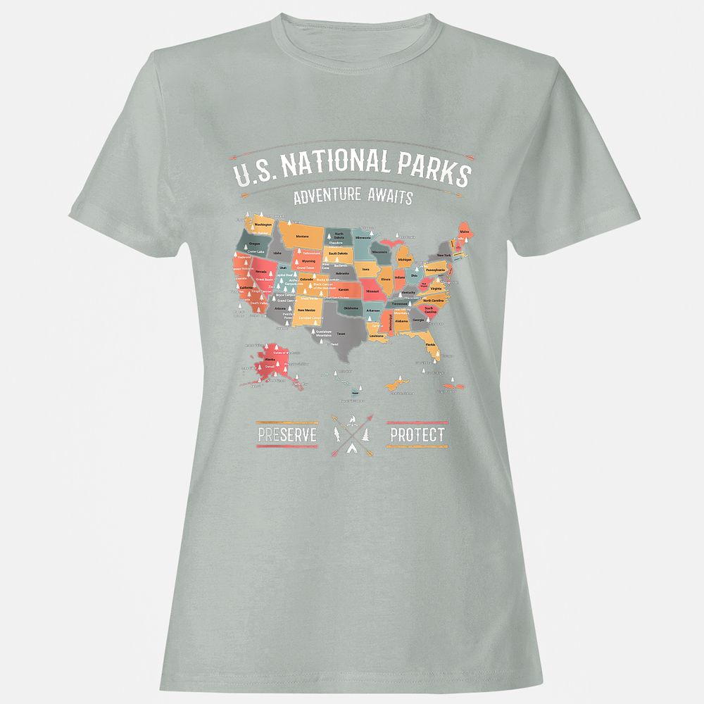 Women's T-Shirt - N6NYLAMZ - Ash - 2