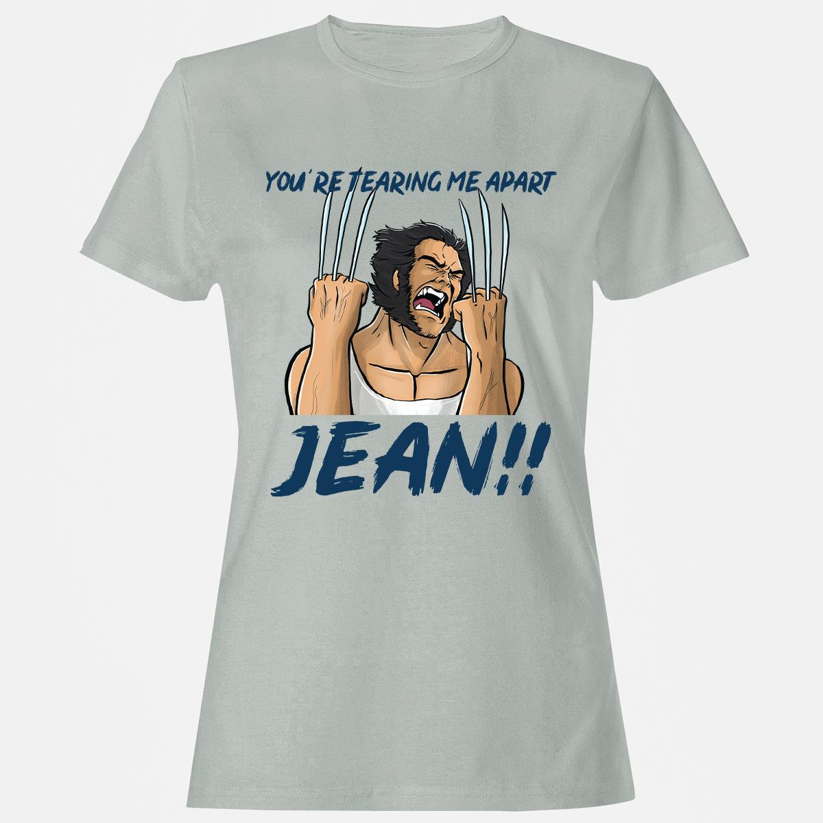 Women's T-Shirt - ZZH3VLEQ - Ash - 2