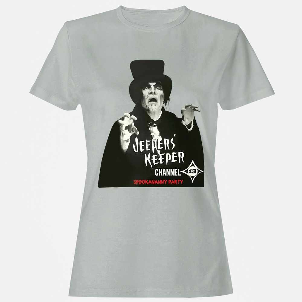 Women's T-Shirt - 2Y8ZCFHU - Ash - 2