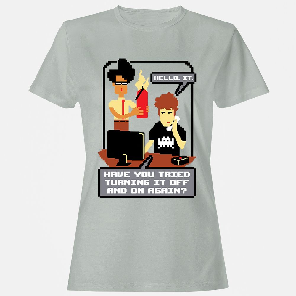 Women's T-Shirt - H9ZNEF2Z - Ash - 2