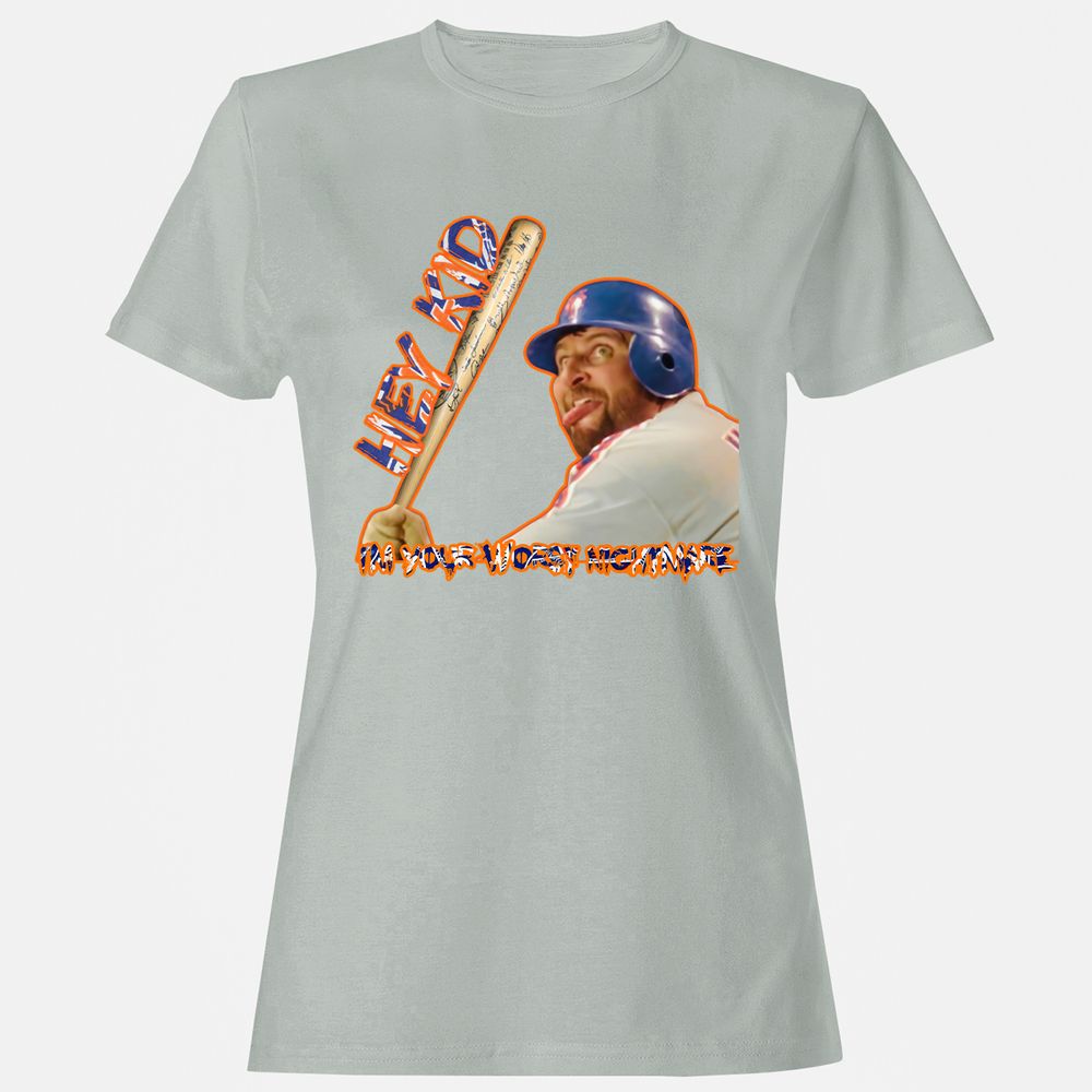 Women's T-Shirt - KQD89HGD - Ash - 2