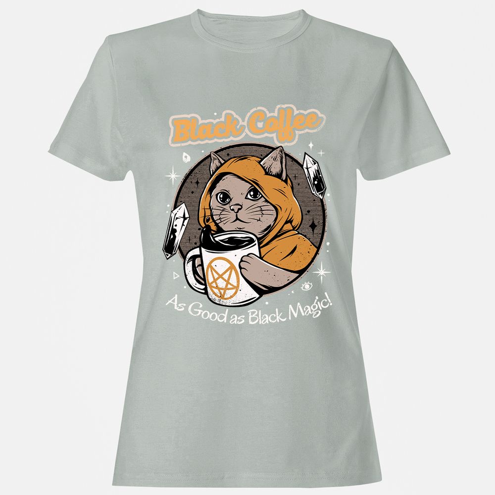 Women's T-Shirt - 8DYX6GUJ - Ash - 2