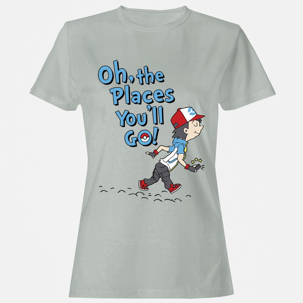 Women's T-Shirt - 1MPNH8FZ - Ash - 2