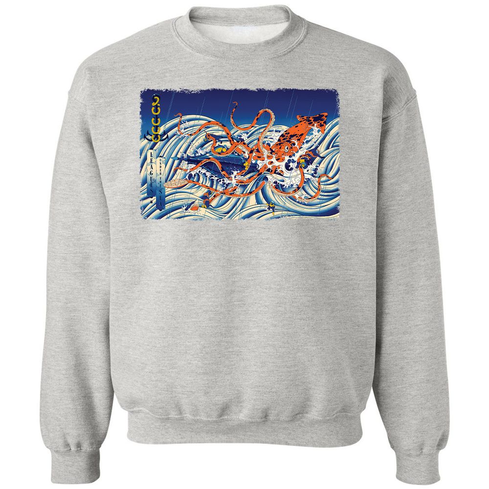 Classic Unisex Sweatshirt - B91HQZ55 - Ash - 2