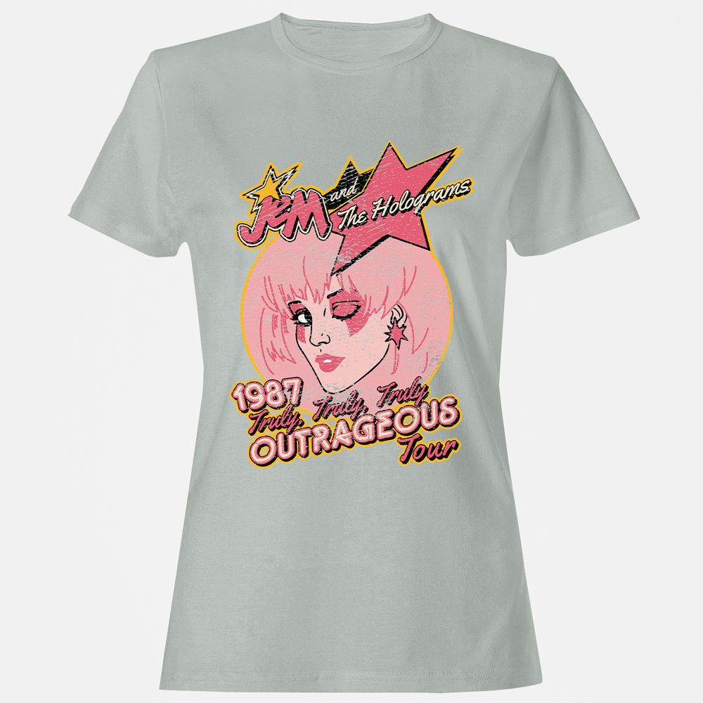 Women's T-Shirt - 3P8CNW6F - Ash - 2