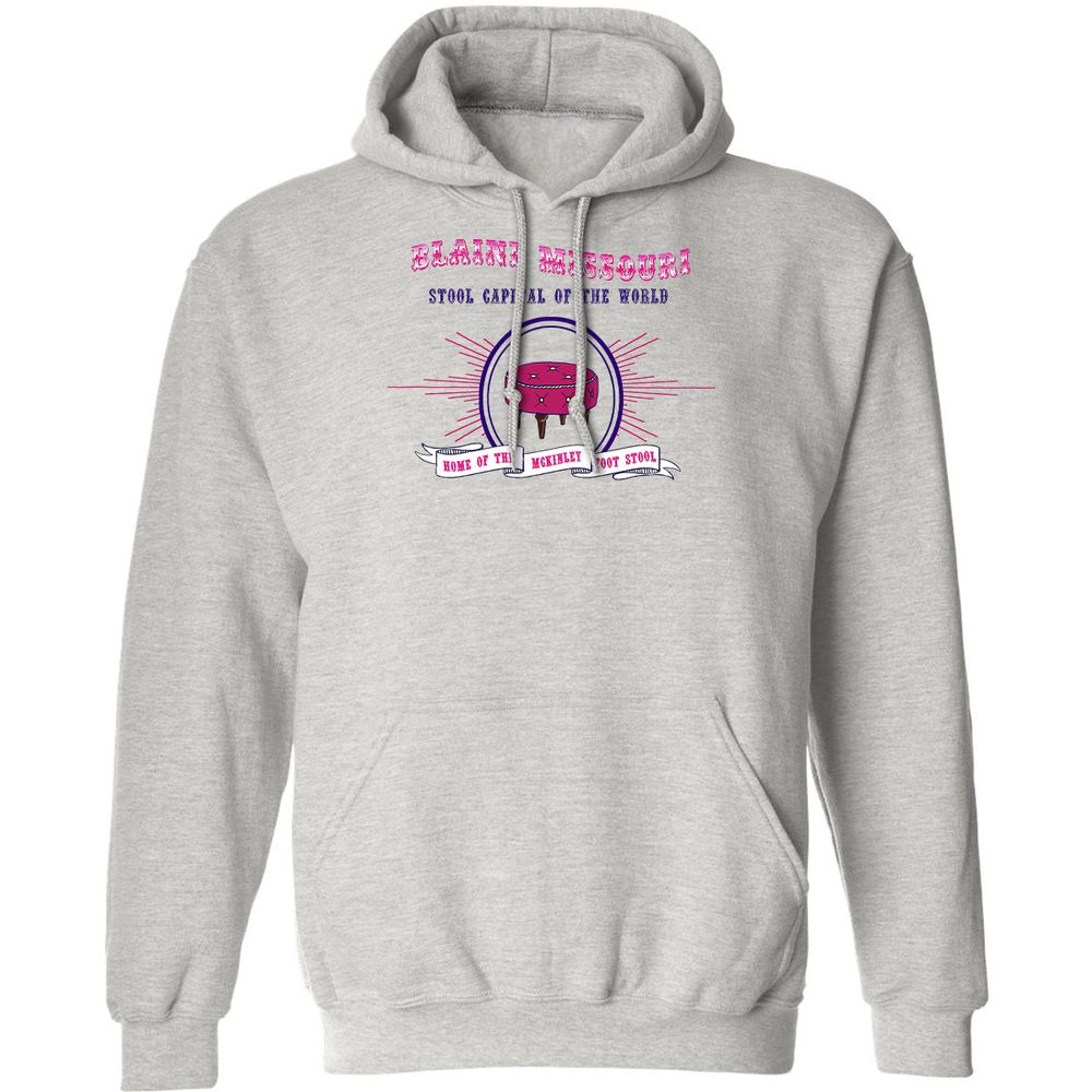 Classic Unisex Hoodie - 774J7BSQ - Ash - 2