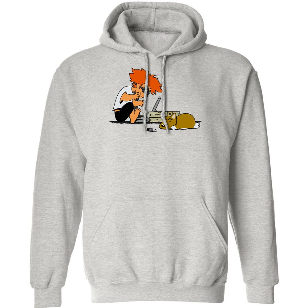 Classic Unisex Hoodie - Q1VA4LUJ - Ash - 2