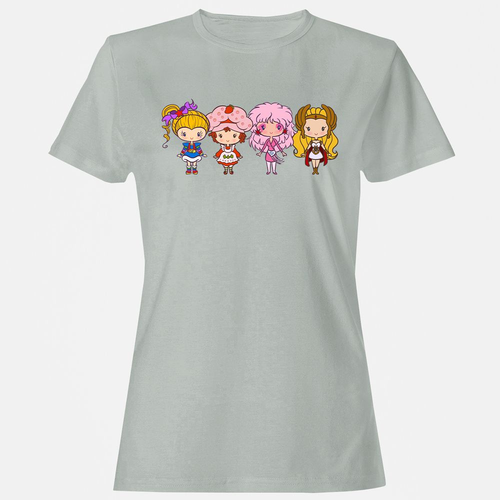 Women's T-Shirt - 5VUMCSZJ - Ash - 2