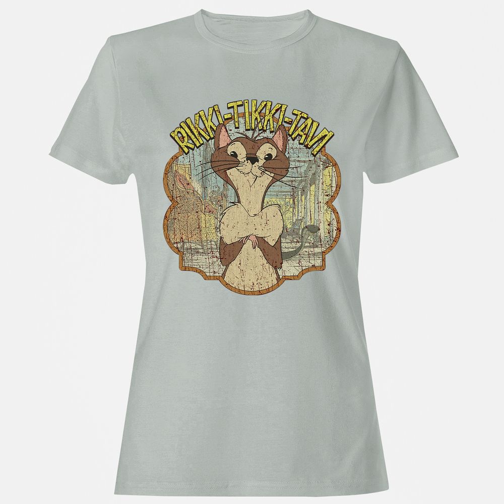 Women's T-Shirt - 4BYU7VZQ - Ash - 2