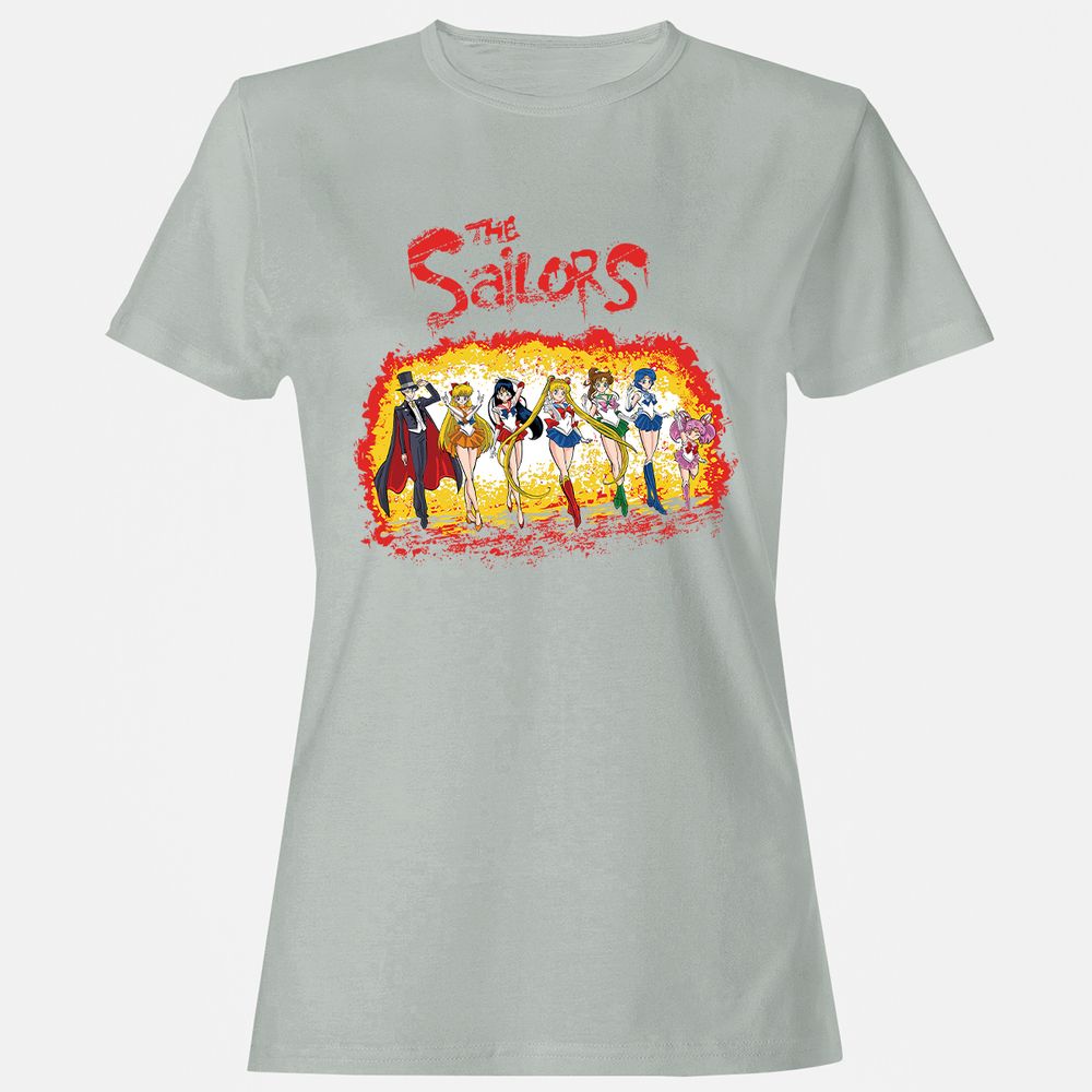 Women's T-Shirt - UZ6FSLE8 - Ash - 2