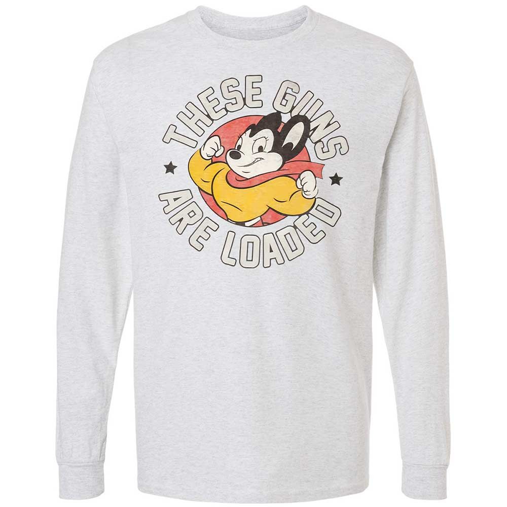 Long Sleeve T-Shirt - TNYGK58H - Ash - 2