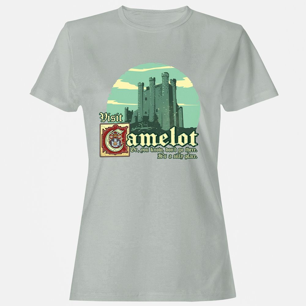 Women's T-Shirt - 24XK3CQM - Ash - 2