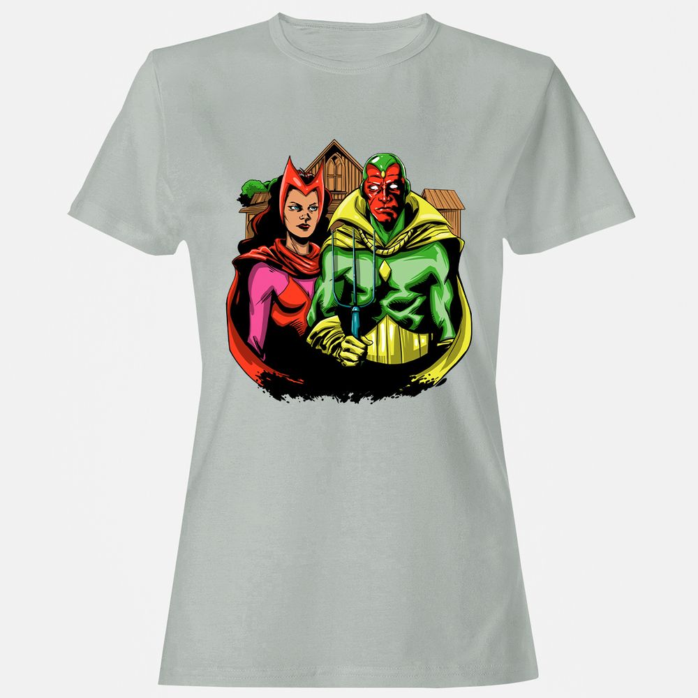 Women's T-Shirt - RE1Q61AM - Ash - 2