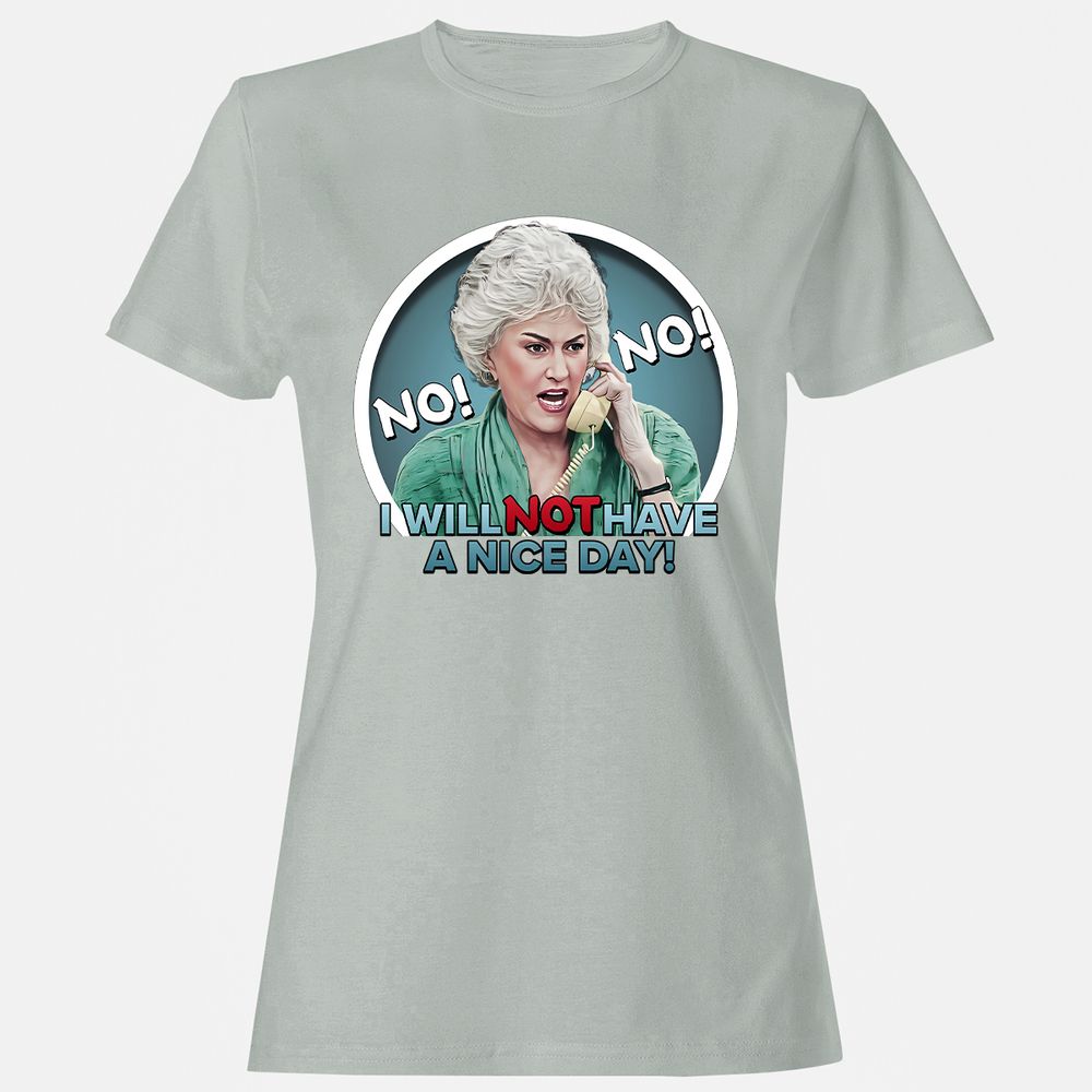 Women's T-Shirt - QFY3BM6Z - Ash - 2