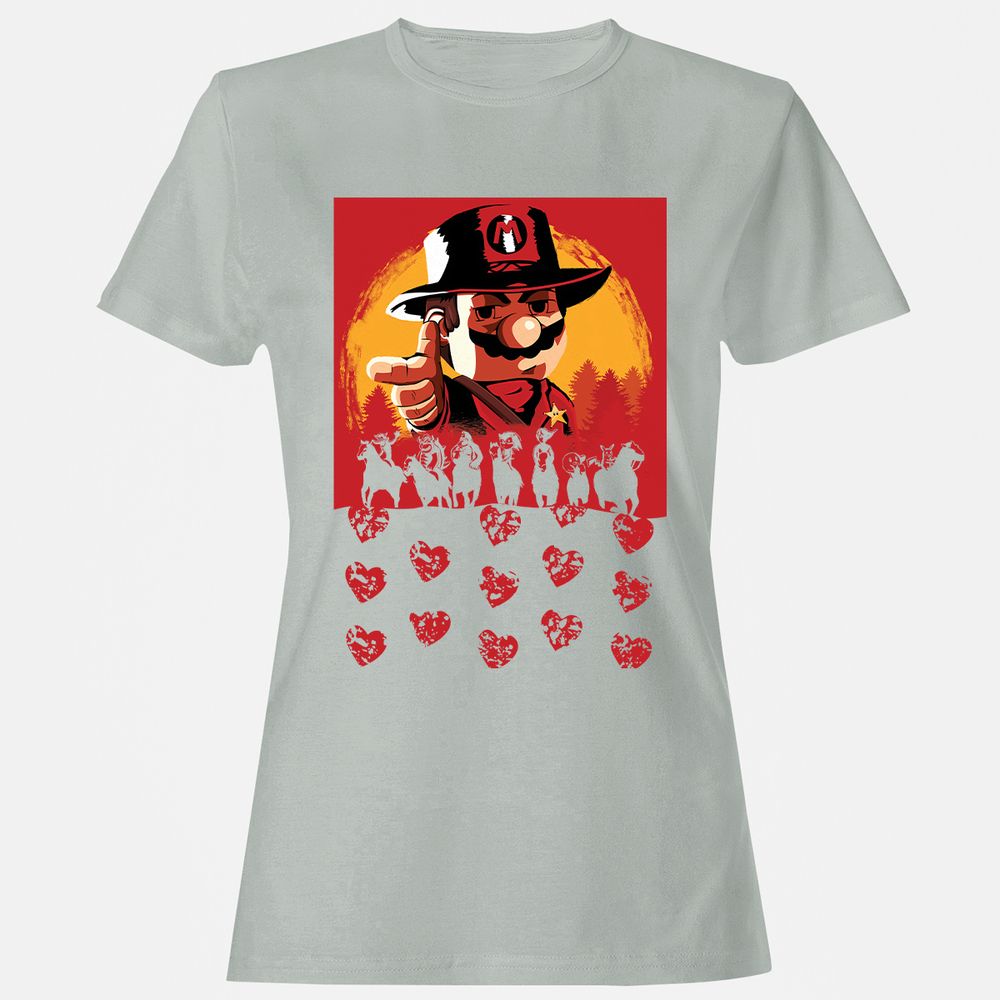 Women's T-Shirt - A6PACRF4 - Ash - 2