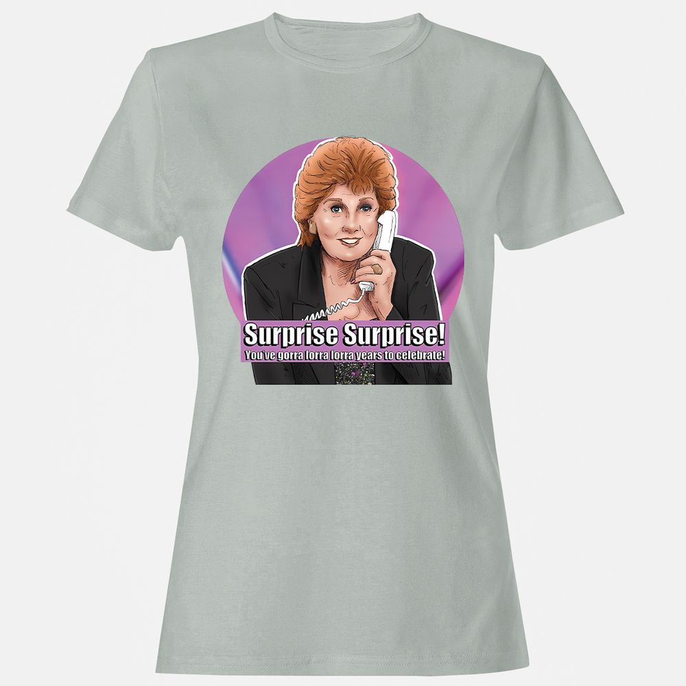 Women's T-Shirt - EZ4U5F5M - Ash - 2