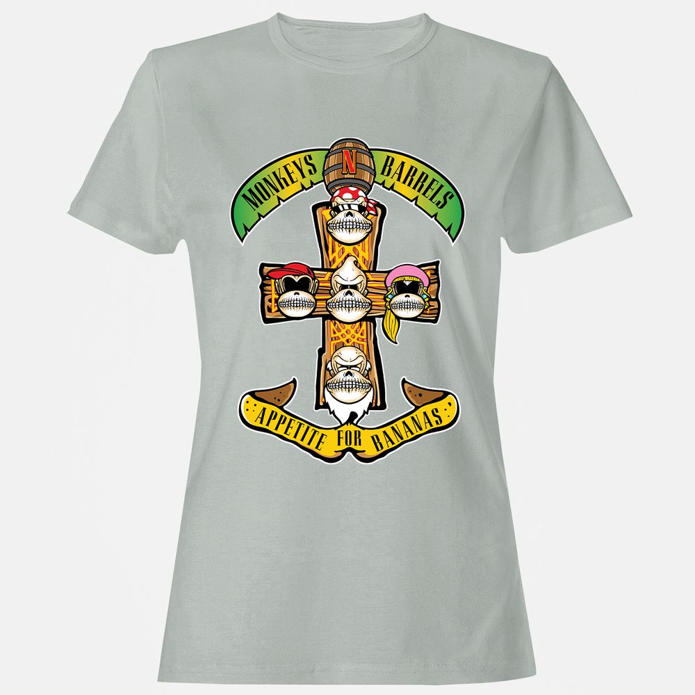 Women's T-Shirt - Y1UKQ8ZJ - Ash - 2