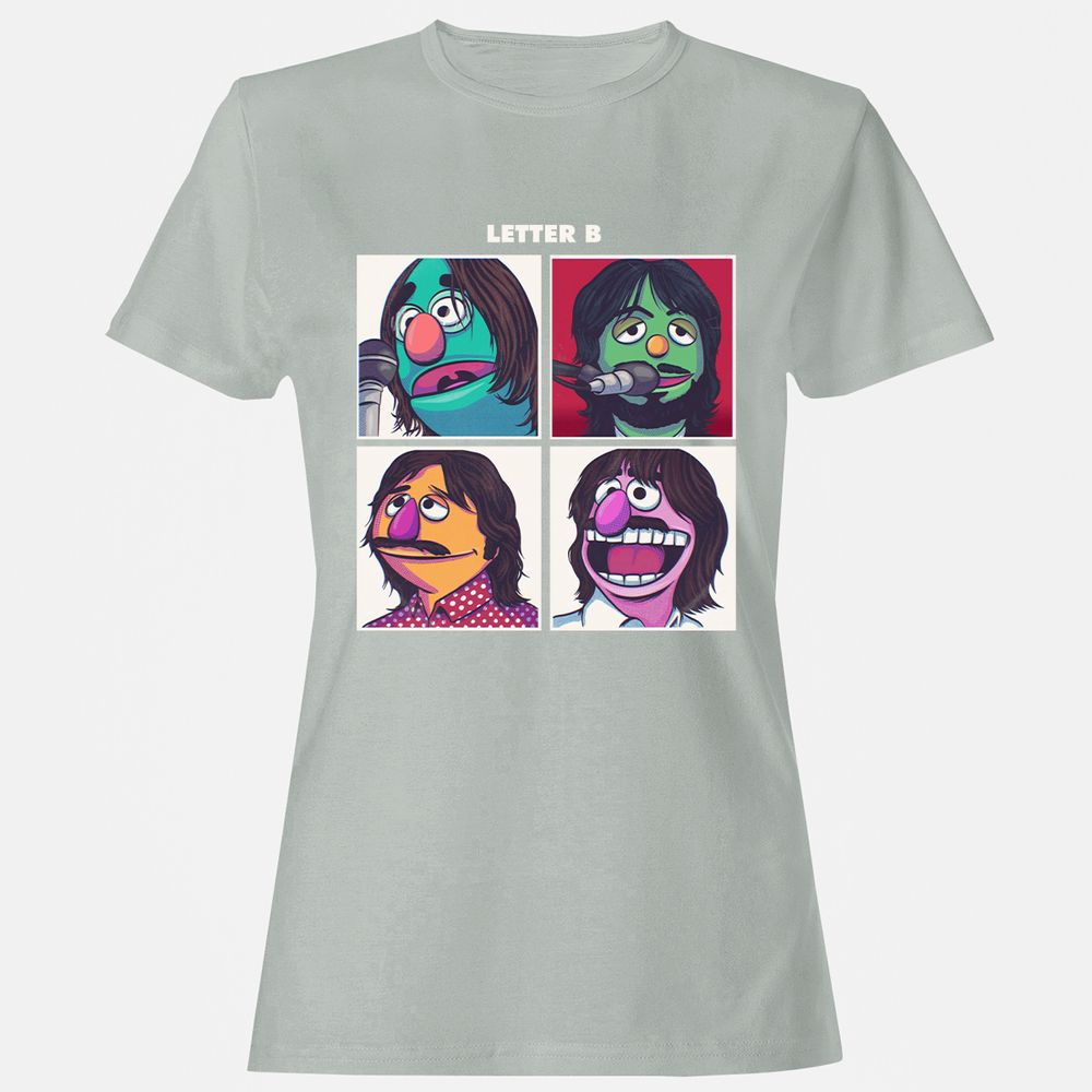 Women's T-Shirt - 197H5XBG - Ash - 2