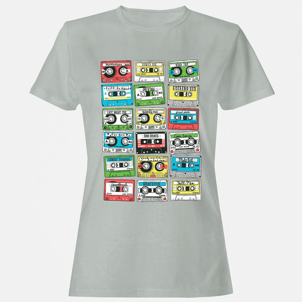 Women's T-Shirt - CUD91W7P - Ash - 2