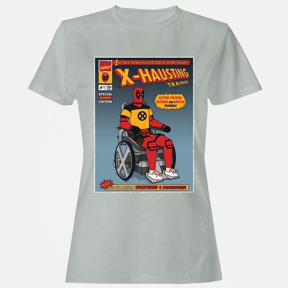 Women's T-Shirt - QKQH669X - Ash - 2