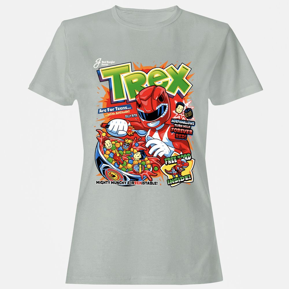 Women's T-Shirt - Y3A4VTRX - Ash - 2