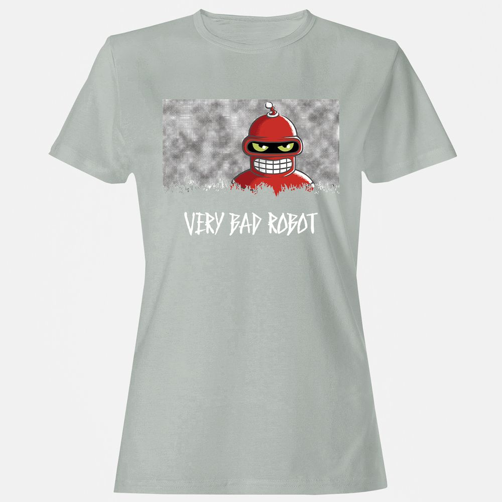 Women's T-Shirt - XTUFMZR7 - Ash - 2