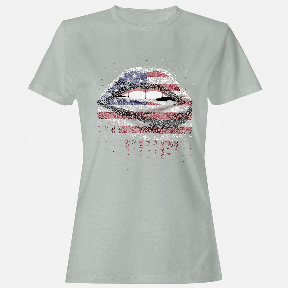 Women's T-Shirt - Y9HYQBZR - Ash - 2