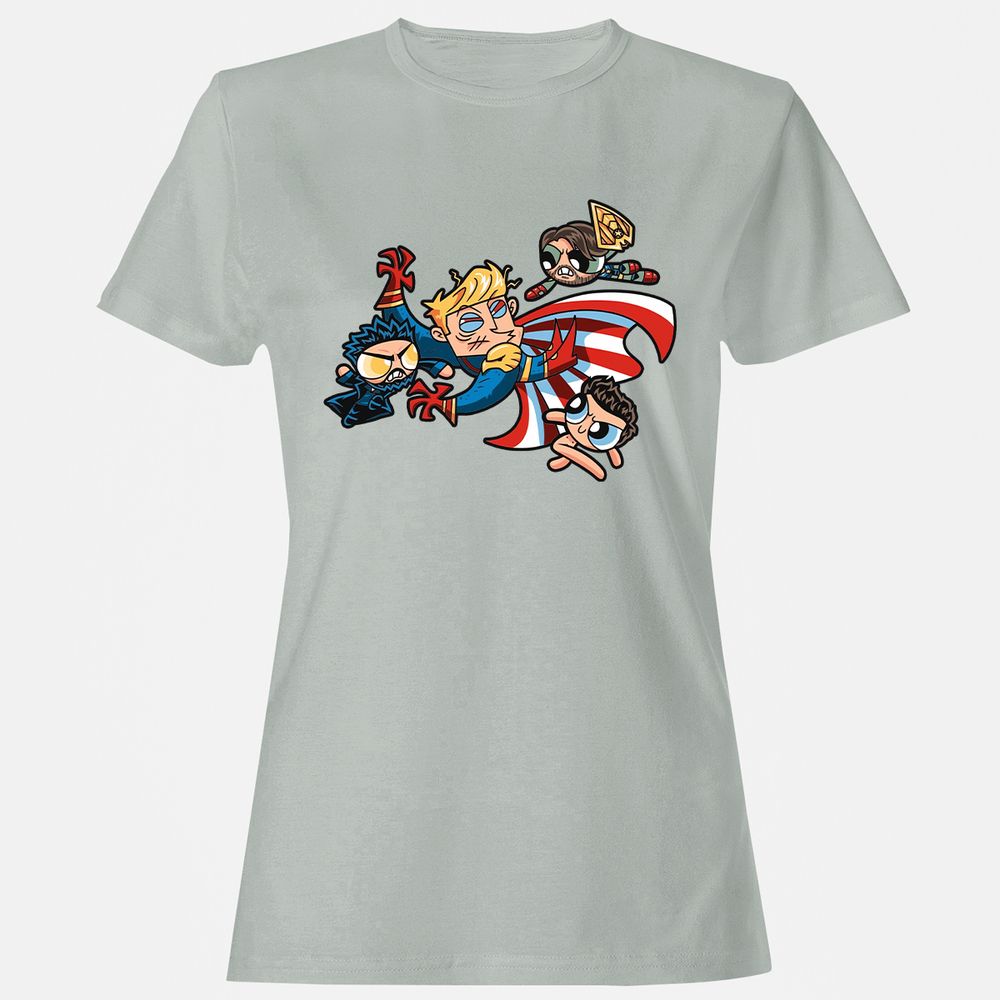 Women's T-Shirt - GDEFYQR9 - Ash - 2