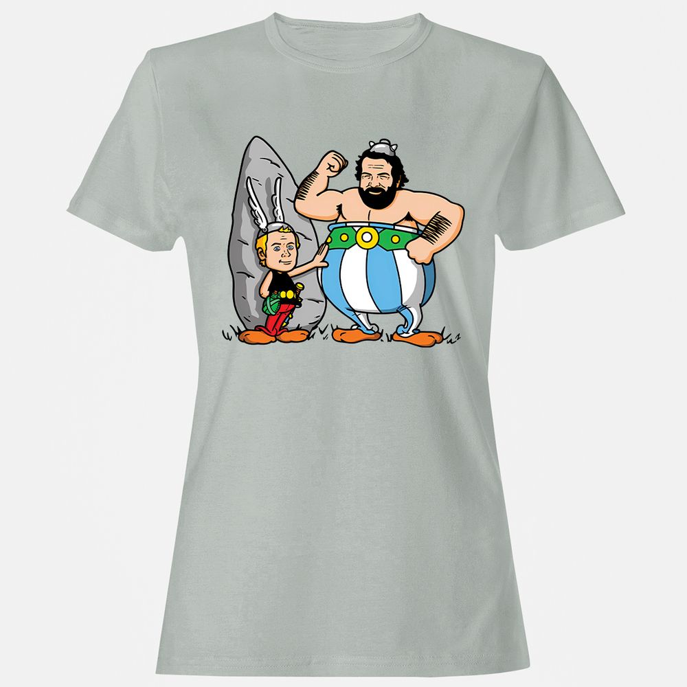 Women's T-Shirt - T6TBF99Q - Ash - 2