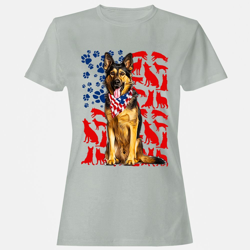 Women's T-Shirt - 9JU9H3UV - Ash - 2