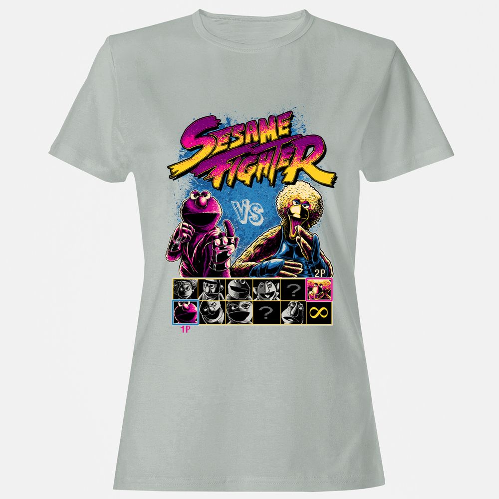 Women's T-Shirt - B4GA6F8C - Ash - 2