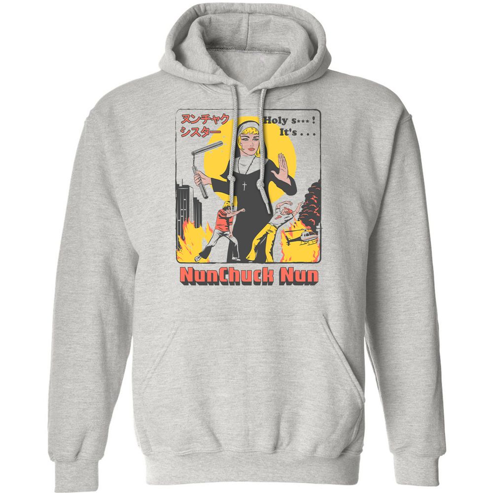 Classic Unisex Hoodie - V5ATSGSR - Ash - 2