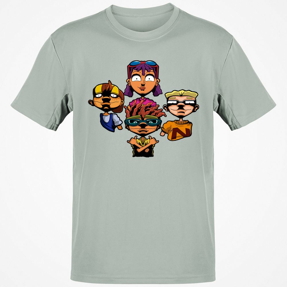 Classic Unisex T-Shirt - JCG3CRED - Ash - 2