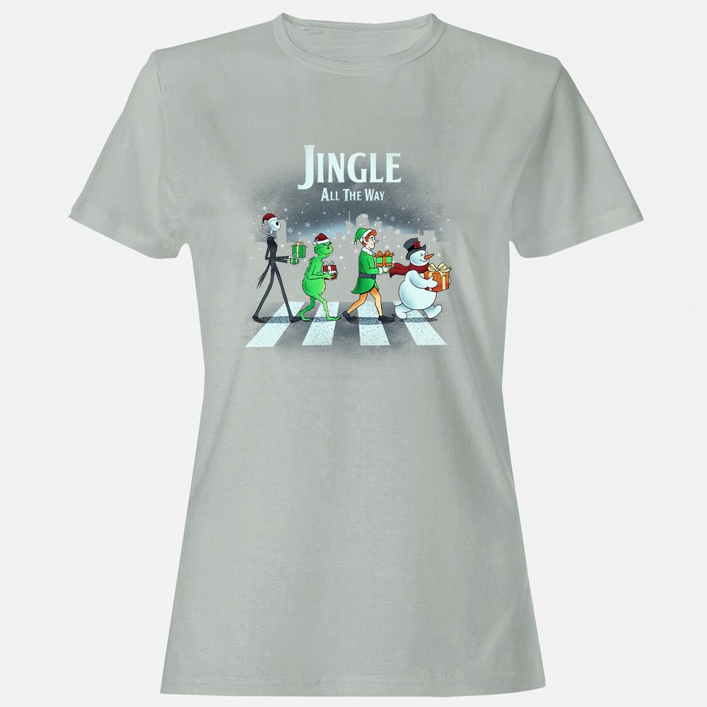 Women's T-Shirt - B5JLG9MT - Ash - 2