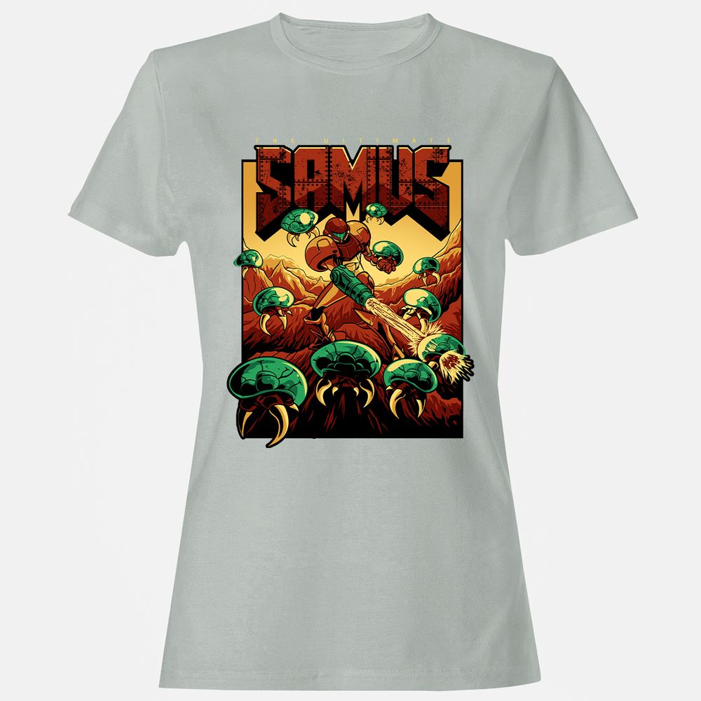 Women's T-Shirt - HZUCT8GU - Ash - 2