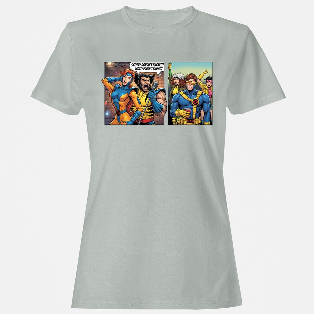 Women's T-Shirt - AF3GDT9N - Ash - 2