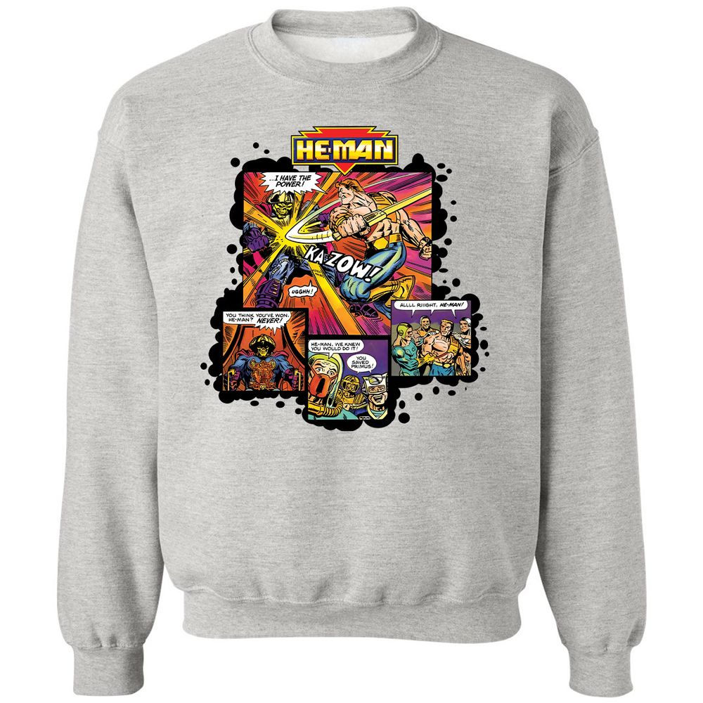 Classic Unisex Sweatshirt - FD6ZAL6N - Ash - 2