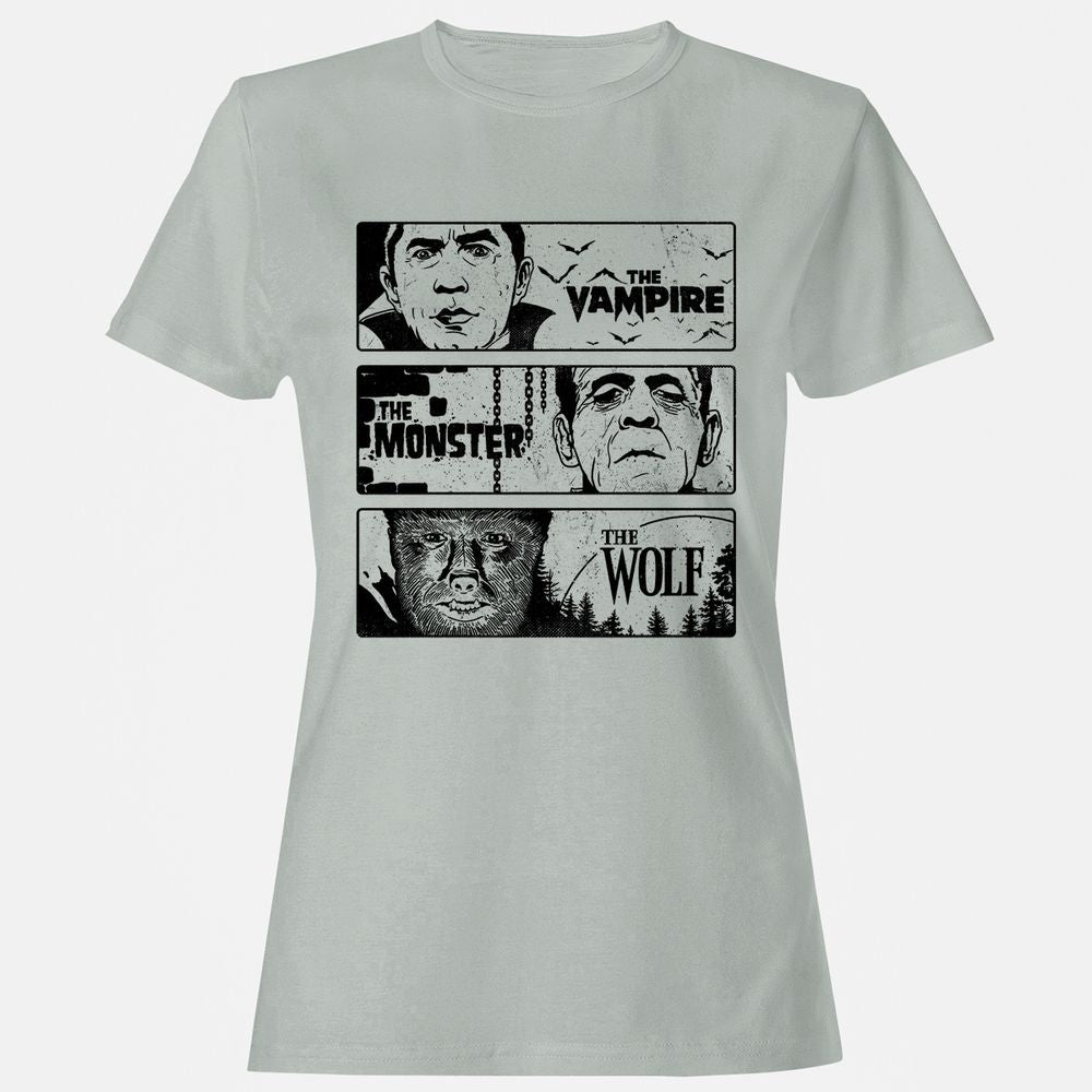 Women's T-Shirt - AQ17CW9N - Ash - 2