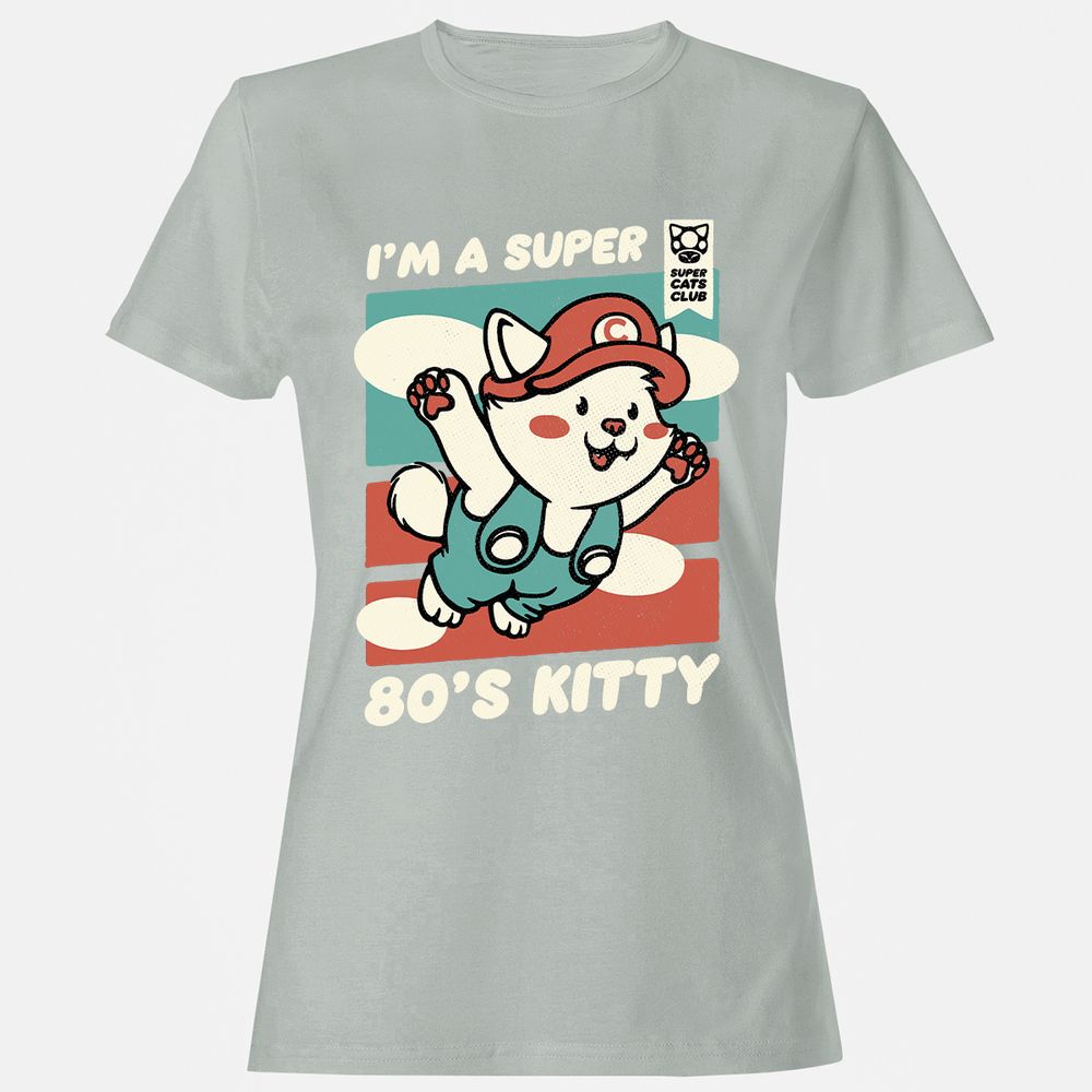 Women's T-Shirt - QGA4RECZ - Ash - 2