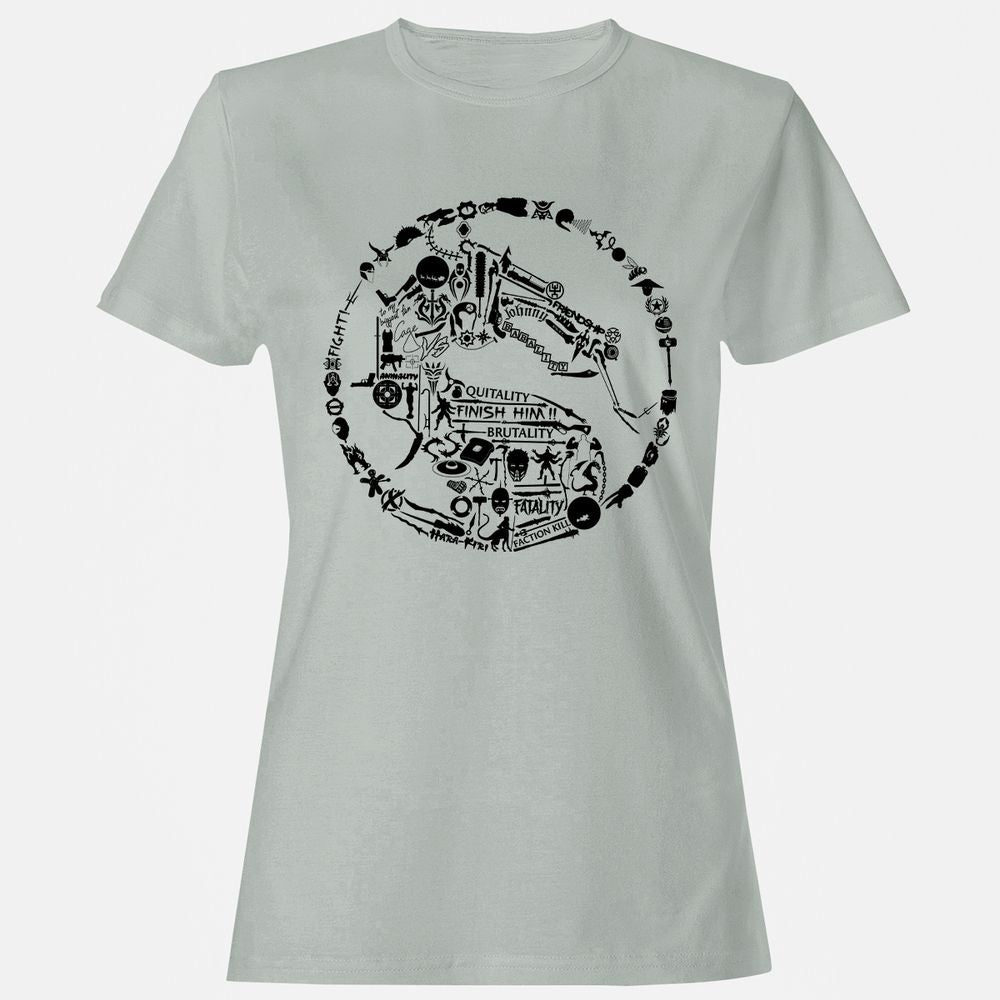 Women's T-Shirt - 4ANR8YE6 - Ash - 2
