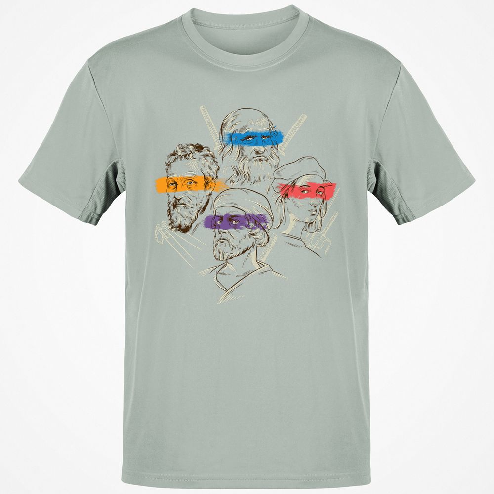 Classic Unisex T-Shirt - PW53K4LJ - Ash - 2