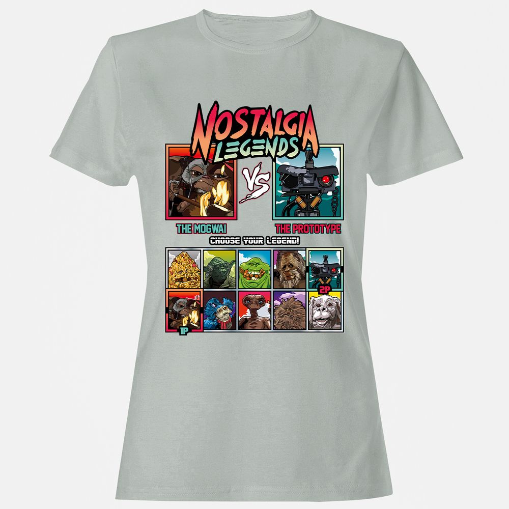 Women's T-Shirt - V3GQMPZ9 - Ash - 2