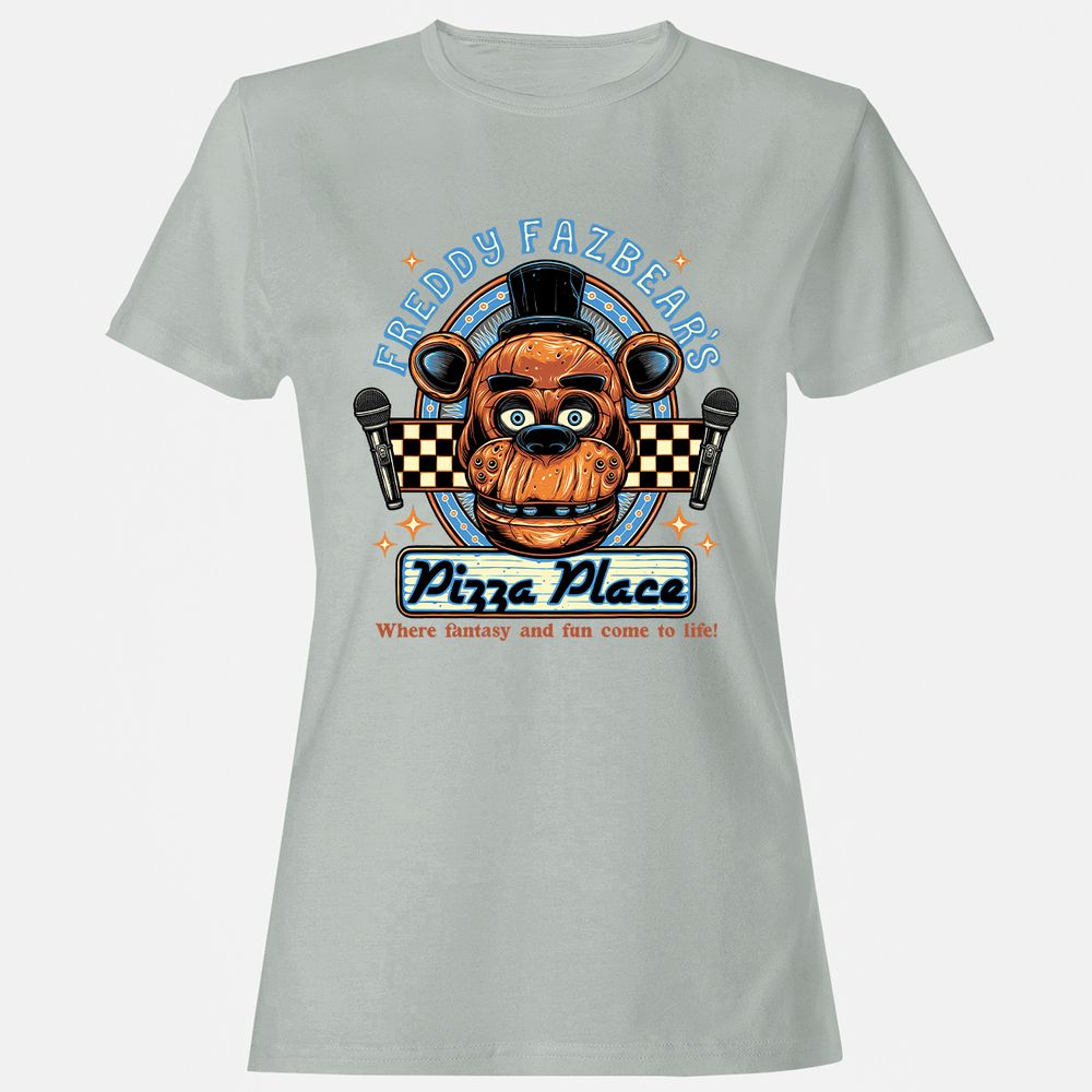 Women's T-Shirt - HUJNT77H - Ash - 2